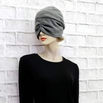 石墨烯眼罩帽(灰/紫)